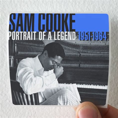 Sam Cooke Portrait Of A Legend 1951 1964 Album Cover Sticker