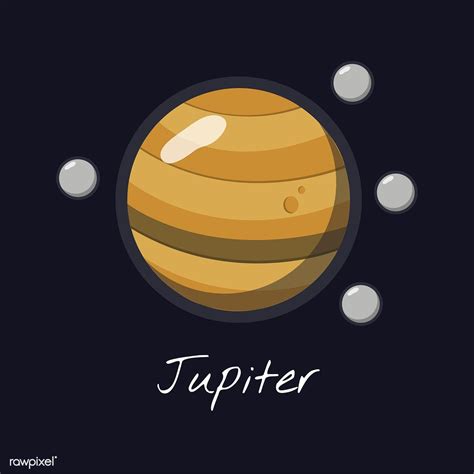 Planet Jupiter vector | free image by rawpixel.com | Jupiter planet ...