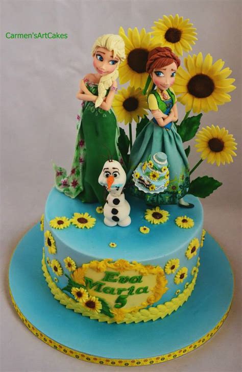 Marvelous Frozen Fever Cake - Between The Pages Blog