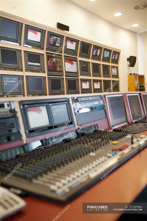 Professional tv studio equipment — recording, media - Stock Photo ...