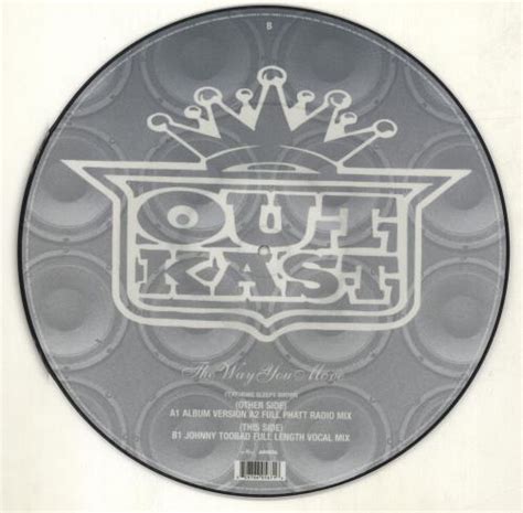 Outkast The Way You Move UK 12" vinyl picture disc (12 inch picture record) (280597)