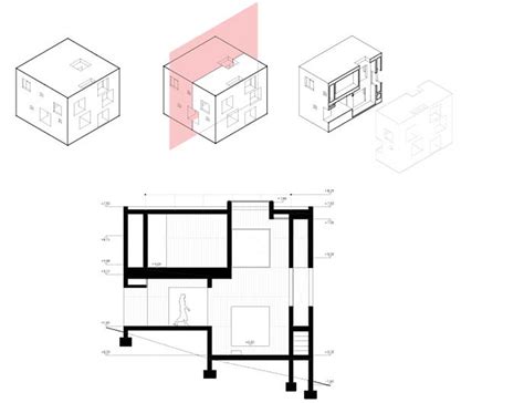 A Section Drawing: - minimal drawing