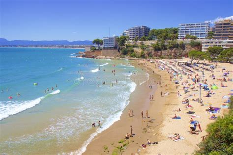 Beaches of Salou, Spain editorial photo. Image of catalunya - 151646991