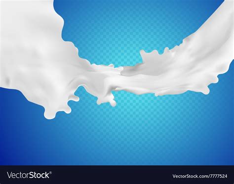 Milk splash Royalty Free Vector Image - VectorStock