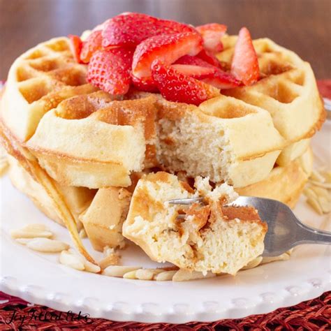 Low Carb Waffles - Keto, Flourless, Gluten-Free, EASY | Joy Filled Eats