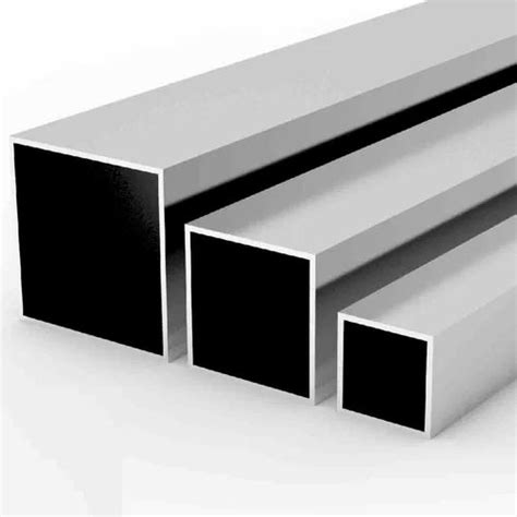 Aluminum Square Tube, For Construction, Thickness: 3 mm at Rs 225/kg in New Delhi