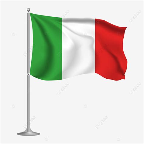 Gambar Bendera Nasional Italia Berkibar Dalam Angin, Italia, Bendera ...