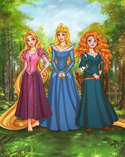 Princesses by daekazu on DeviantArt