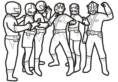 Power Rangers Samurai Coloring Pages