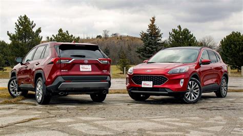 2020 Ford Escape vs Toyota RAV4 Comparison Test | AutoTrader.ca