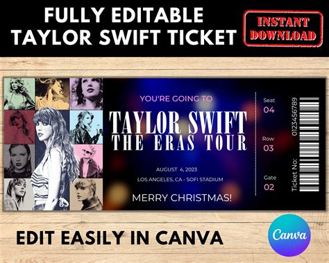 Taylor Swift Tickets 2024 Public Sale - Issi Rhetta
