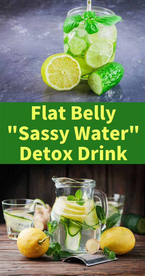 How To Make A Flat Belly "Sassy Water" Detox Drink | Healthy detox cleanse, Sassy water, Detox ...