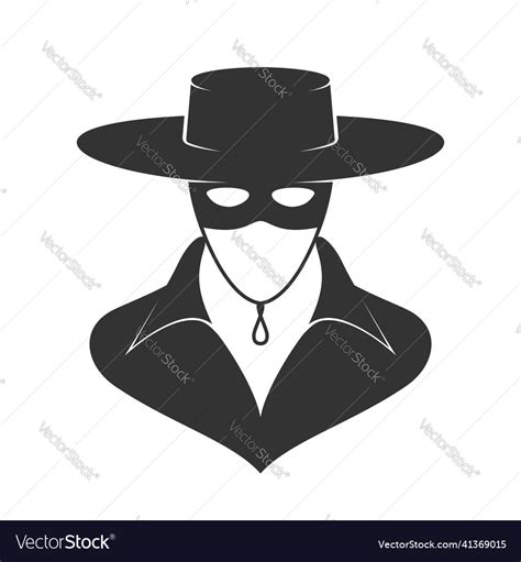 Zorro mask Royalty Free Vector Image - VectorStock