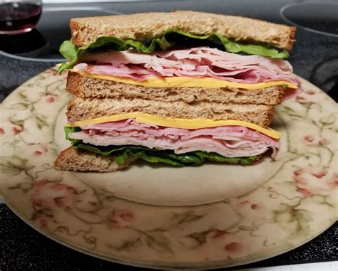 Turkey & Ham sandwiches | Turkey ham, Food, Ham sandwiches