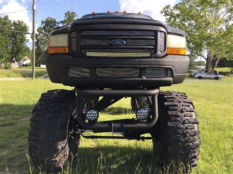 nicely customized 1999 Ford F 250 Diesel lifted truck for sale