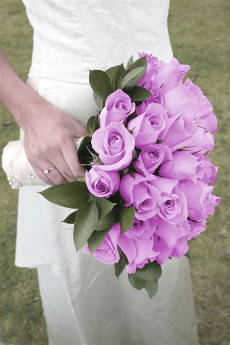 Lavender Rose Bridal Bouquet