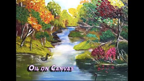 How To Create Oil Painting Landscape | Step by Step | Part 1 - YouTube