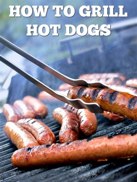 How To Grill Hot Dogs! Learn how grilling hot dogs is super easy - no fancy recipe here. Fire up ...