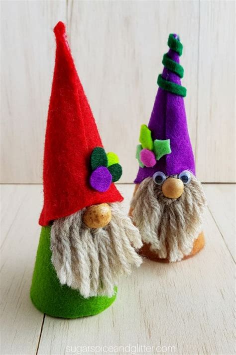 Easy Gnome Craft for Kids (with Video) ⋆ Sugar, Spice and Glitter