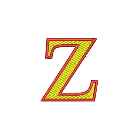 Greek Alphabet Zeta | Alphabet Digitized Embroidery Design | e4Hats – e4Hats.com