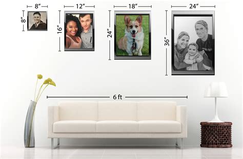 Size Chart | Frame Size | Painting Size | PortraitFlip India | Oil Painting