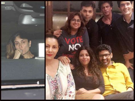 Kareena Shahrukh Gauri Spotted Together, Shahrukh Gauri Khan Spotted Manish Malhotra Party ...