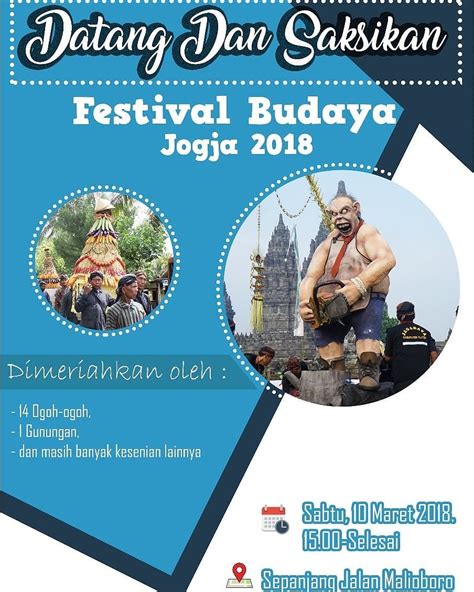 Festival Budaya Jogja 2018 Yogya | GudegNet