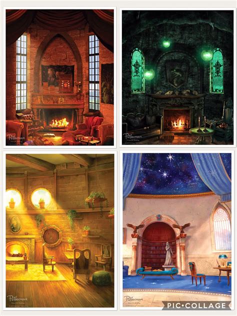 Hogwarts Common Rooms: Do you like your house Common Room the best? Or do you prefer one of the ...