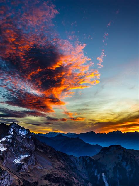 Mountain Sunset Phone Wallpapers - Top Free Mountain Sunset Phone Backgrounds - WallpaperAccess