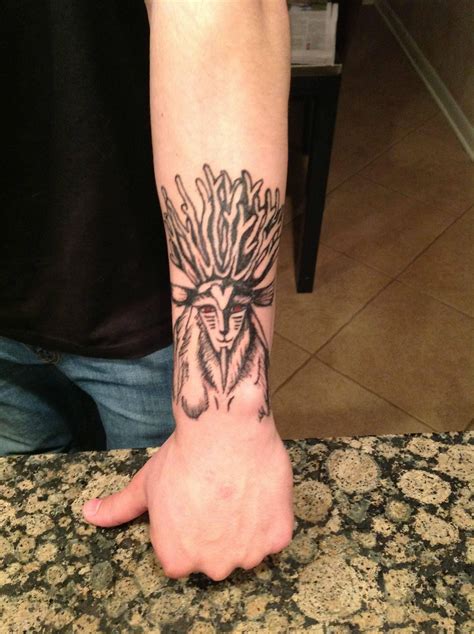 Princess Mononoke Forest Spirit Tattoo S Tattoo, Maine Tattoo, Tech Tattoo, Spirit Tattoo, Body ...