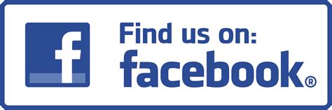 Find Us On Facebook Logo Png Clip Art Black And White - Find Us On Facebook Logo Png Transparent ...