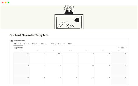 Content Calendar Template | Notion Marketplace