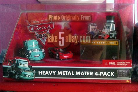 Mattel Disney Pixar Diecast CARS: Heavy Metal Mater 4-Pack … Live! | Take Five a Day