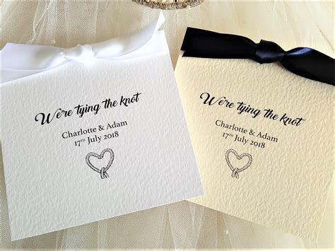 Tying The Knot Wedding Invitations £1.50 | Cheap Wedding Invites