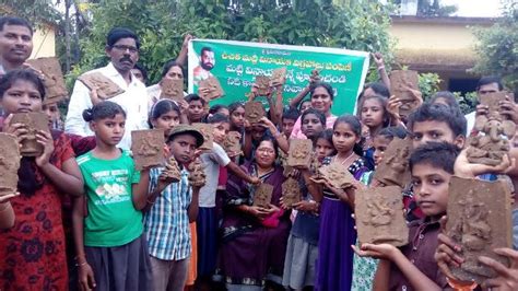 Distributed Vinayaka Clay Idols at Rajam | VTS BHARATH