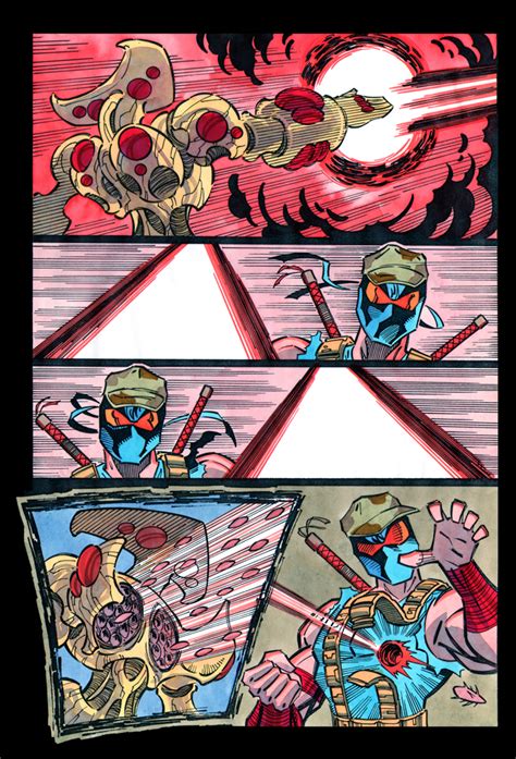 Ninja vs Alien, page 1 by CaptainNinja on DeviantArt