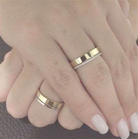 Wedding Couple Rings Gold New Design 2020 - ADDICFASHION