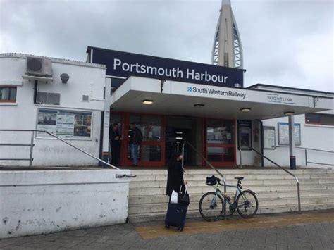 Map of Portsmouth Harbour station