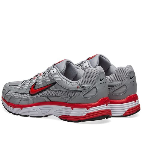 Nike P-6000 Grey, Red, Black & White | END. (SG)