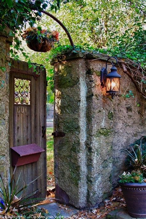 Cob wall? | Garden Gates, Fences, & Arbors | Pinterest