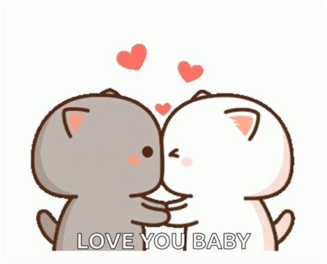 Love You Baby Cat Couple GIF | GIFDB.com