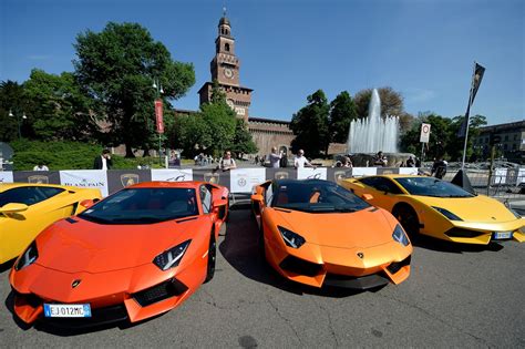 Lamborghini Sports Cars Celebrate 50th Anniversary of Car-maker ...