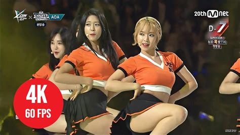 [ 4K LIVE ] AOA - Heart Attack - (150802 Mnet M!Countdown K-CON in LA) - YouTube