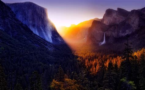 Yosemite Night Wallpaper Free Download