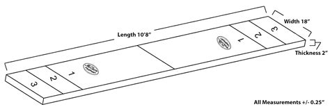 Shuffleboard Table Dimensions - A Complete Guide