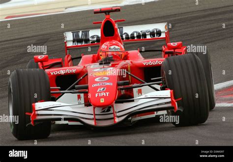 (dpa) - German Formula One driver Michael Schumacher of the Scuderia ...