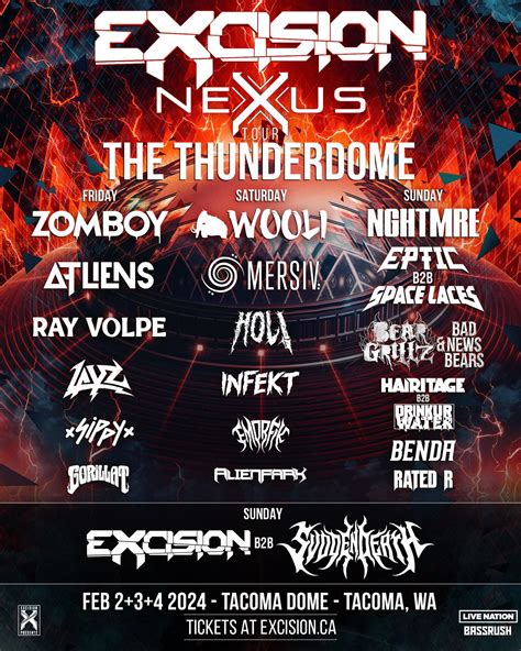 Thunderdome 2024 lineup : r/Excision