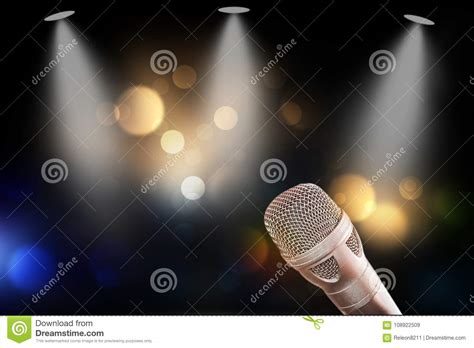 Microphone audio mixer stock image. Image of broadcast - 108922509