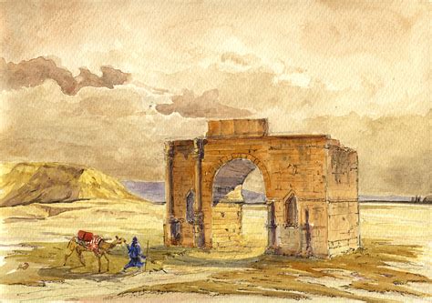 Volubilis Mecknes ruins Painting by Juan Bosco - Pixels