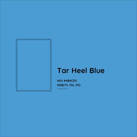 Tar Heel Blue Complementary or Opposite Color Name and Code (#4B9CD3 ...